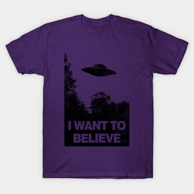 I Want to Believe T-Shirt by Meta Cortex